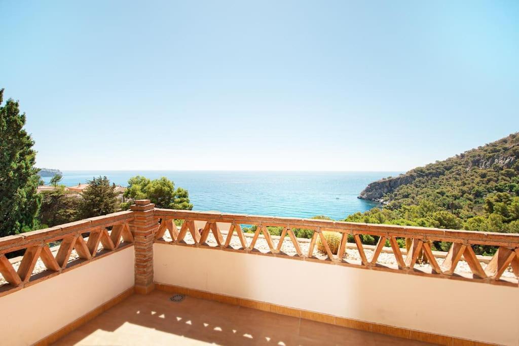 Sunny House With Great Sea Views, 3 Terraces, Private Heated Pool And Sauna
