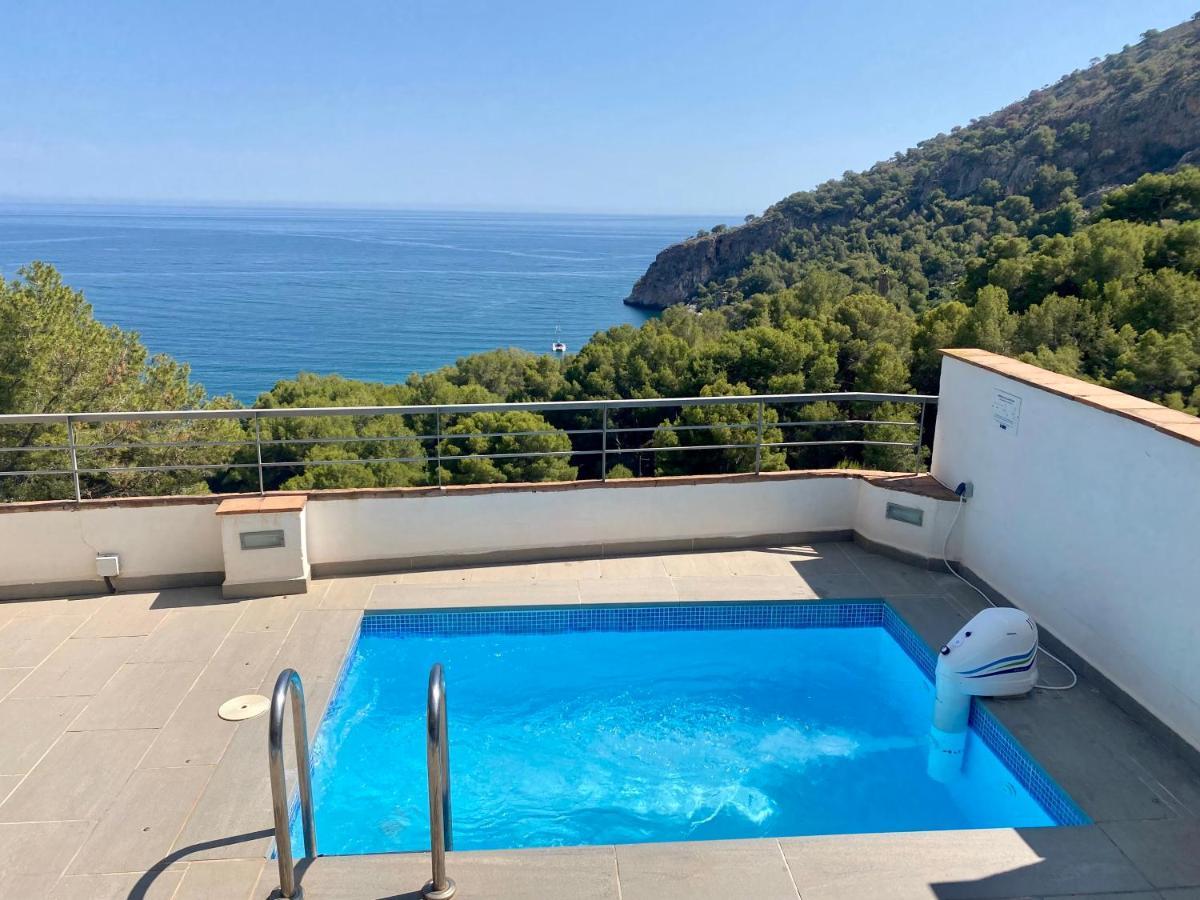 Sunny House With Great Sea Views, 3 Terraces, Private Heated Pool And Sauna La Herradura (Granada)
